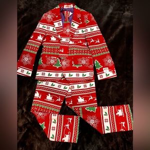 Opposuits 3 piece Christmas Suit kids size 6